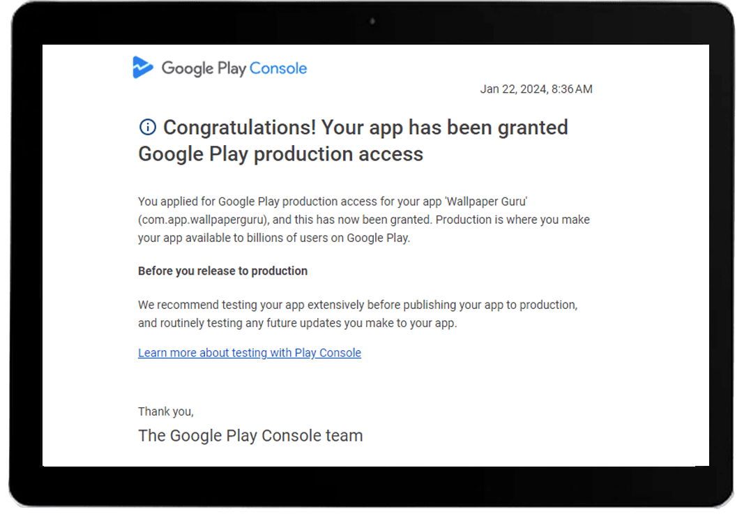 Google Play closed testing — Fast Testers assigns real Android app testers