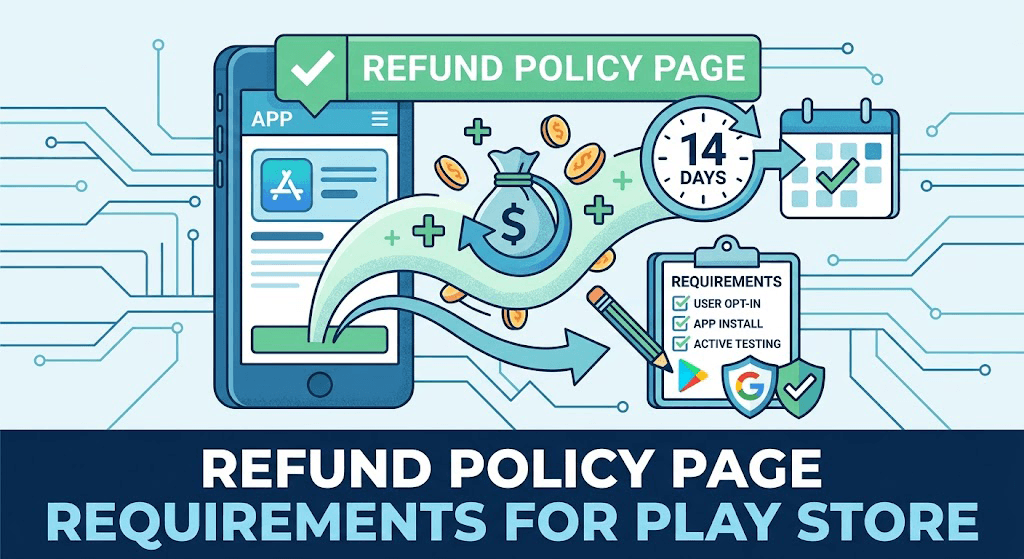 Refund Policy Page Requirements for Play Store