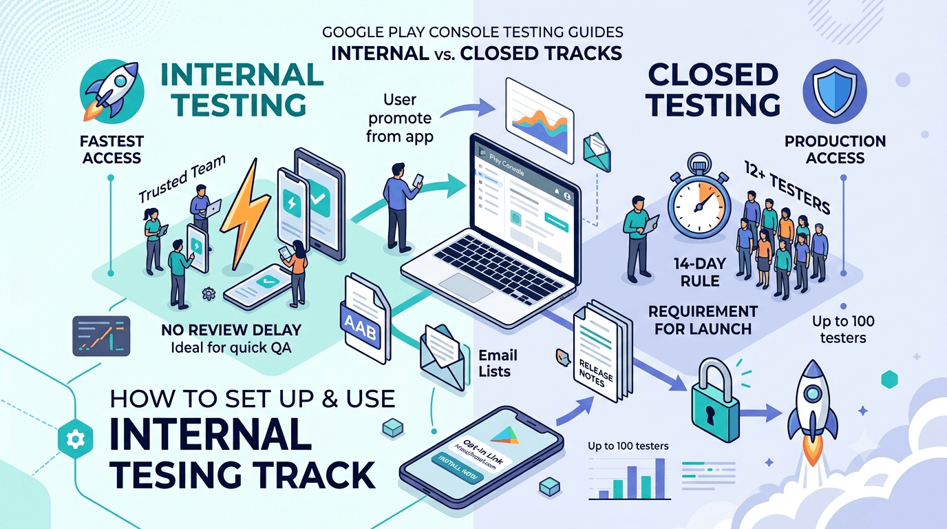 How to Create an Internal Testing Track in Play Console
