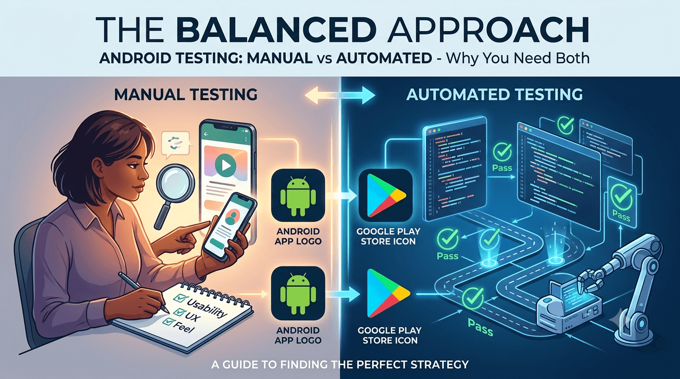 Manual Testing vs Automated Testing for Android Apps