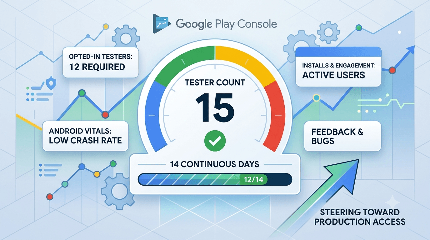 Google Play Closed Testing Dashboard Metrics Explained
