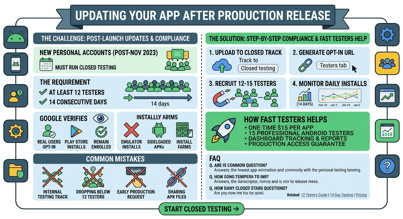 Updating Your App After Production Release