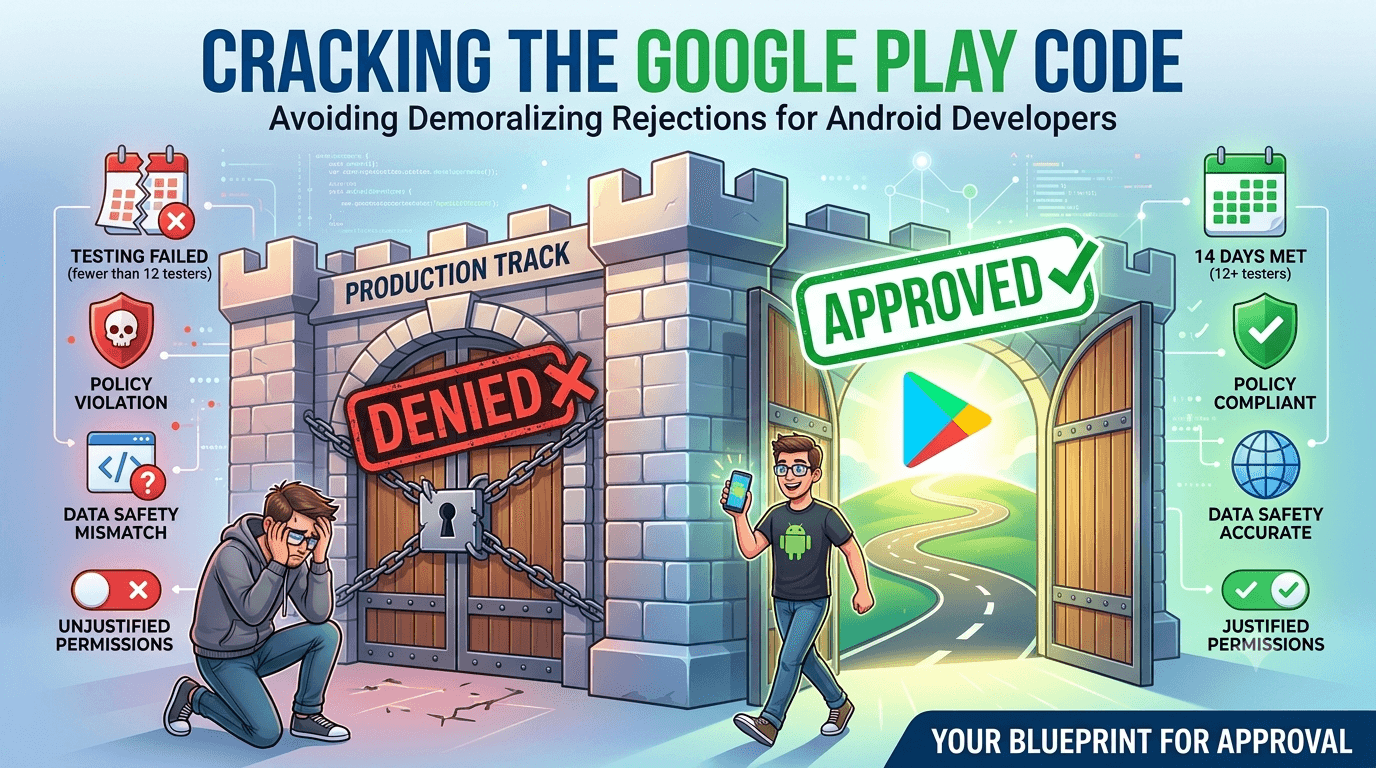 Google Play Production Access Rejection Reasons