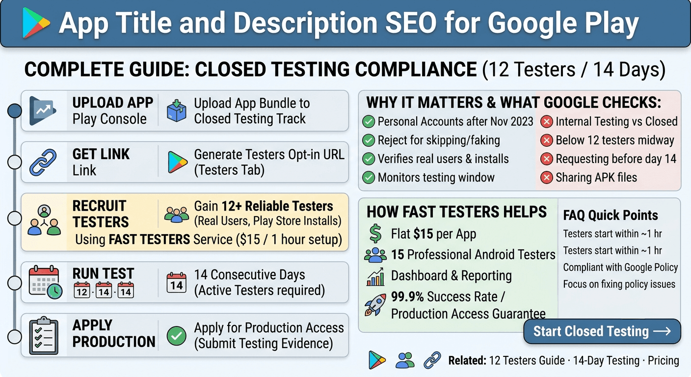 App Title and Description SEO for Google Play