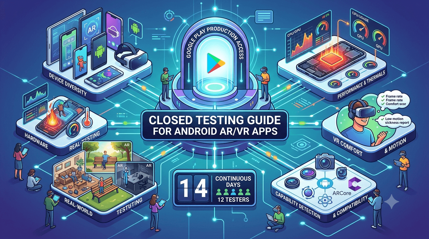 AR/VR Android Apps and Closed Testing Requirements