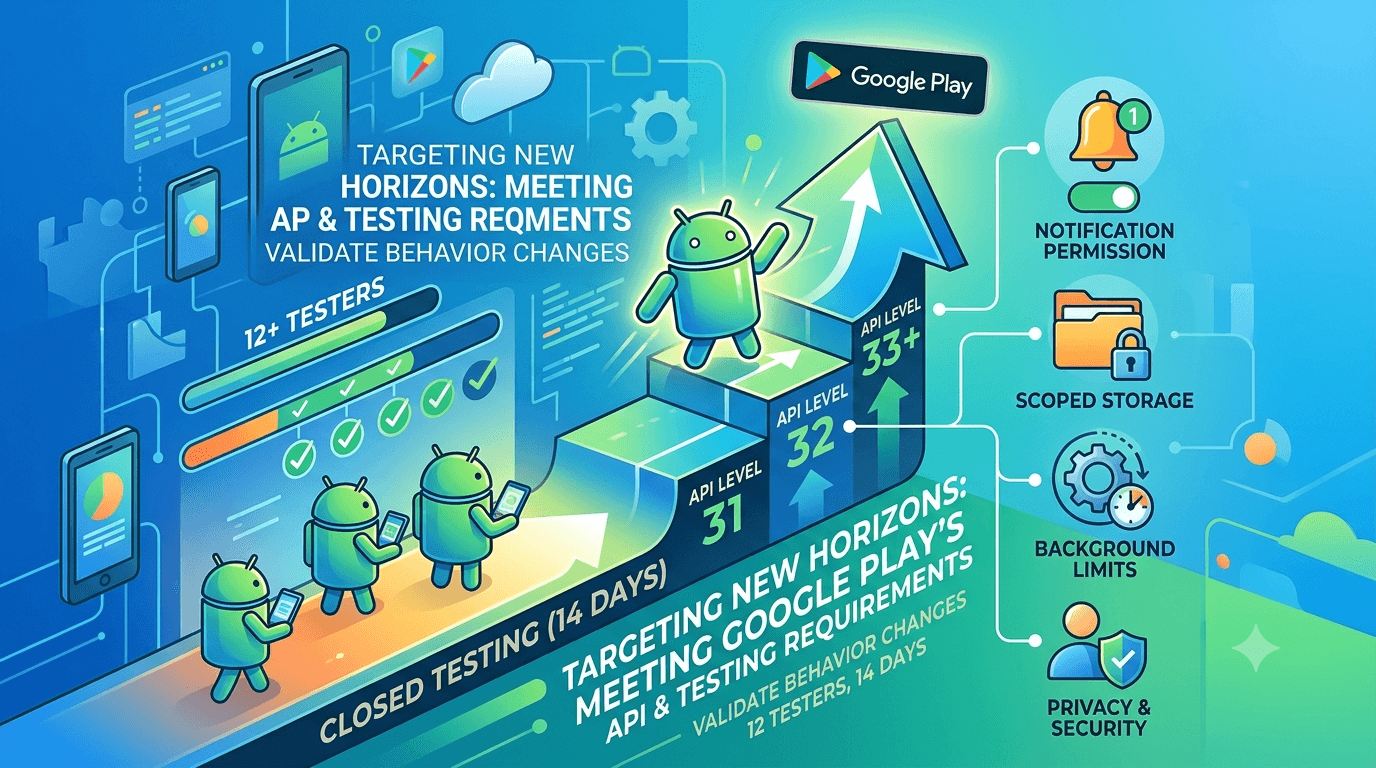 Target API Level Requirements for Google Play 2026