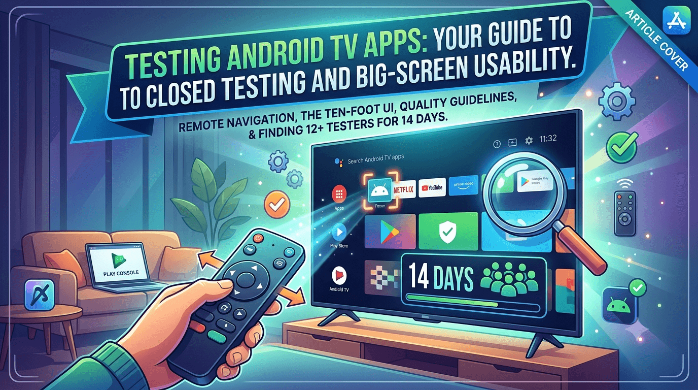 Android TV Apps and Google Play Testing Tracks
