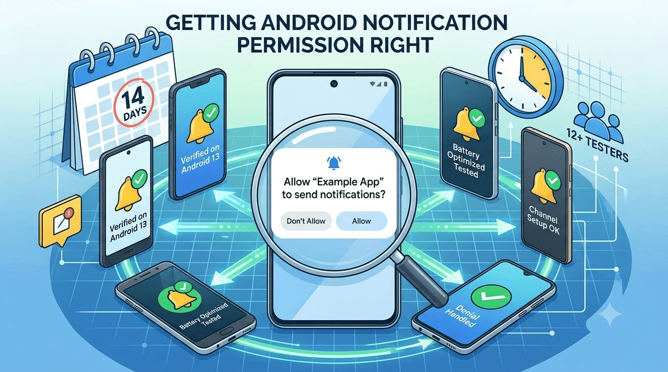 Notification Permission Changes and App Testing