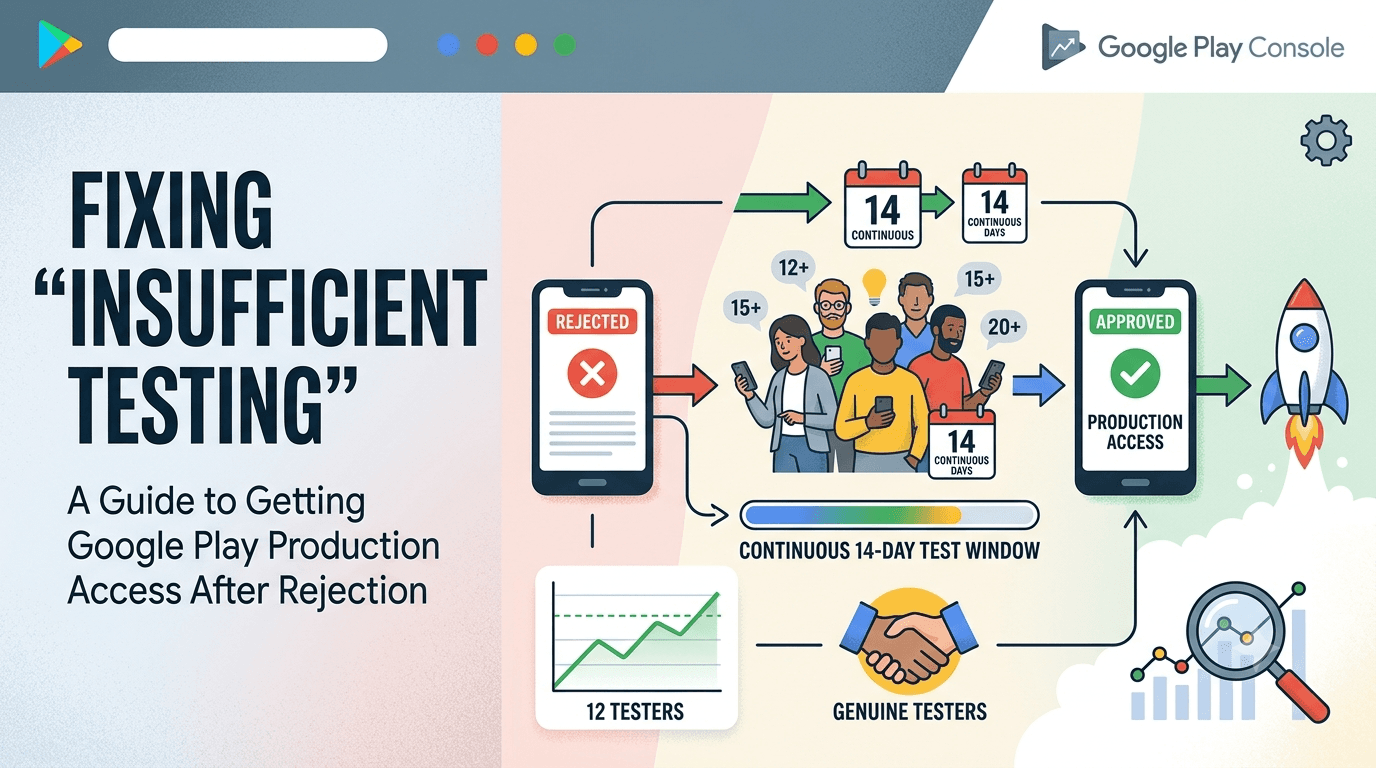 App Rejected for Insufficient Testing: What to Do