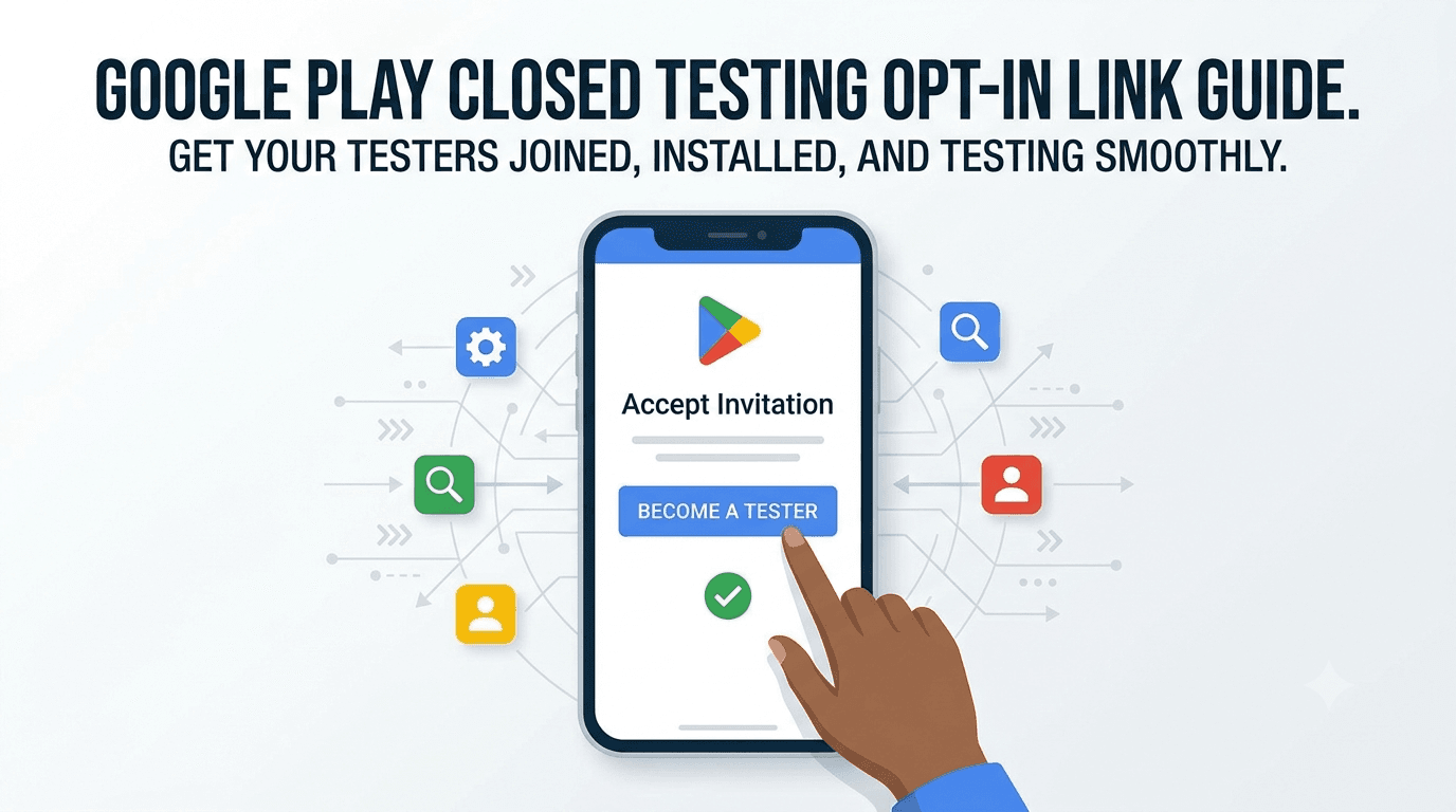 Google Play Closed Testing Opt-In Link Setup