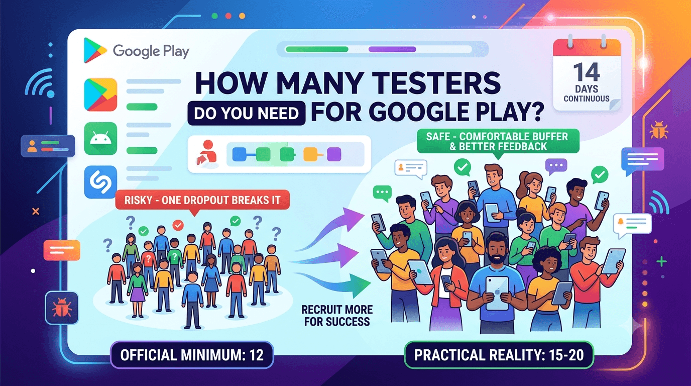 How Many Testers Do You Need for Google Play?