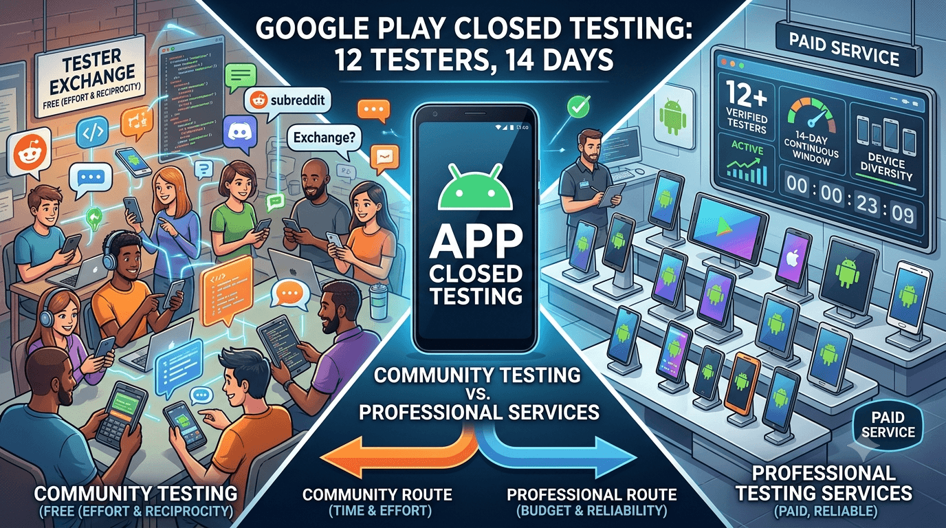 Professional Testing Services vs Community Testing
