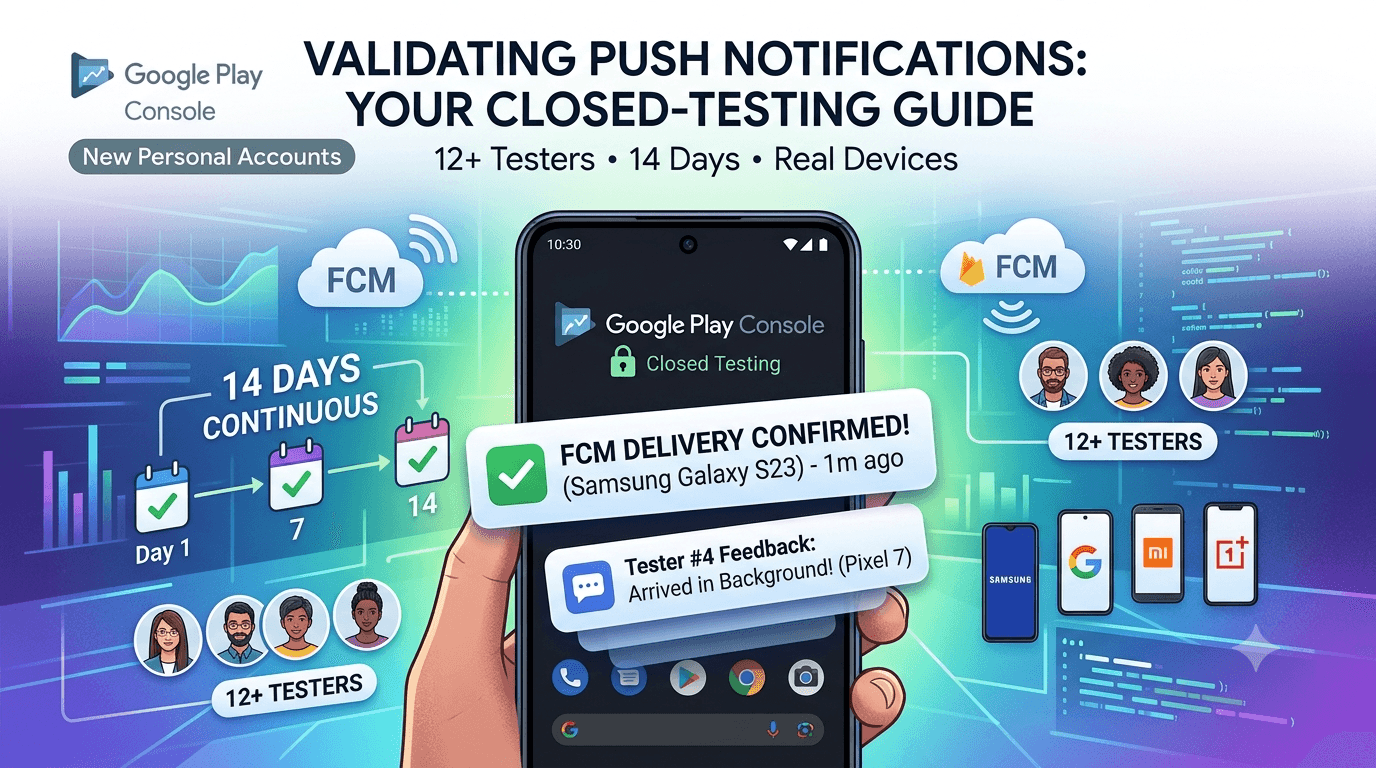 Push Notification Testing with Closed Testers