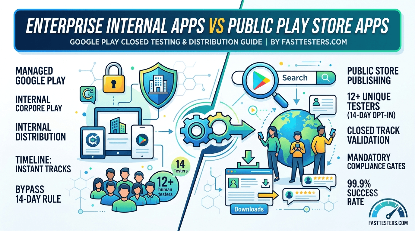 Enterprise Internal Apps vs Public Play Store Apps