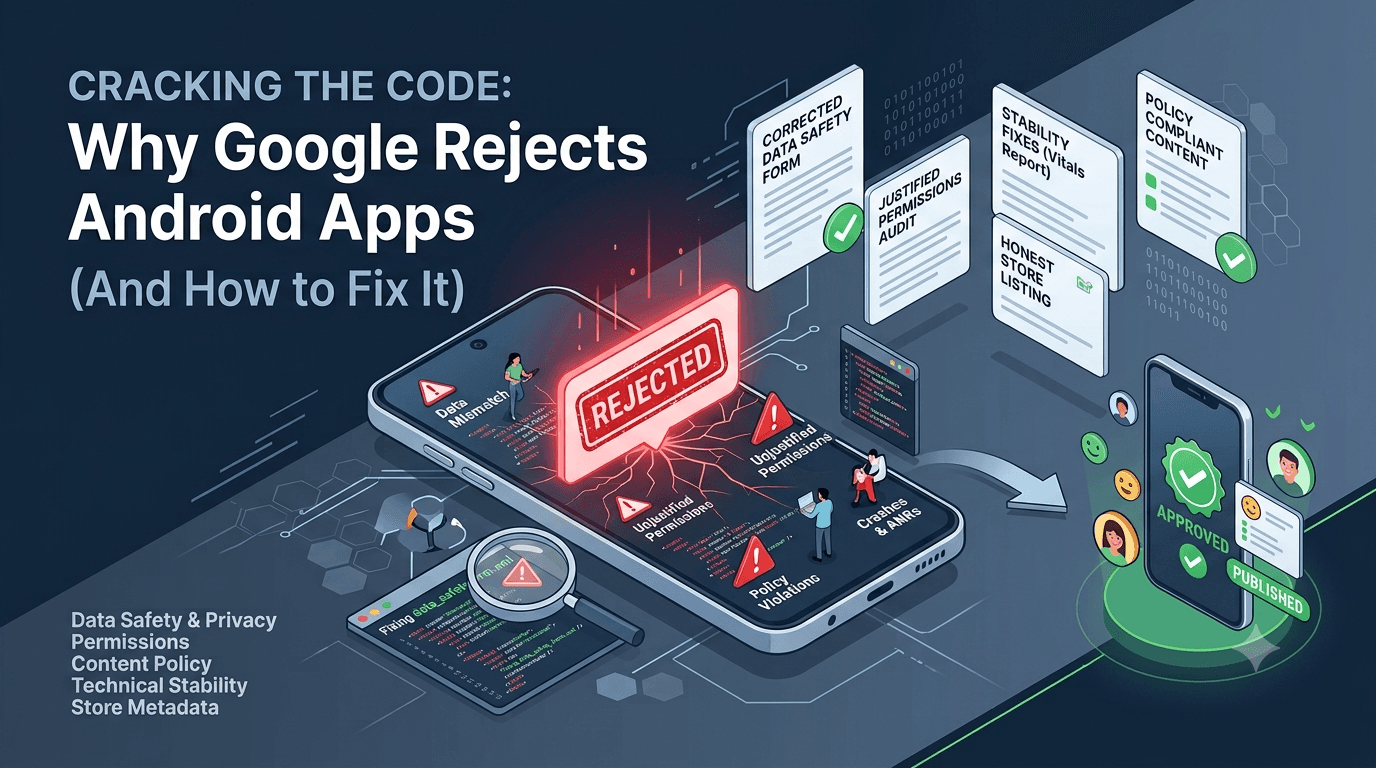 Why Google Rejects Android Apps (and How to Avoid It)