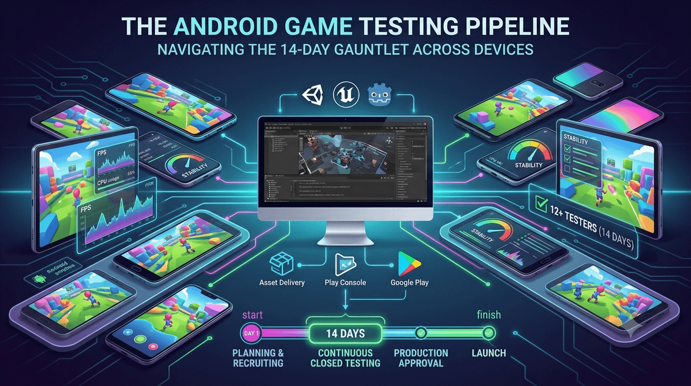 Testing Android Games for Google Play Production