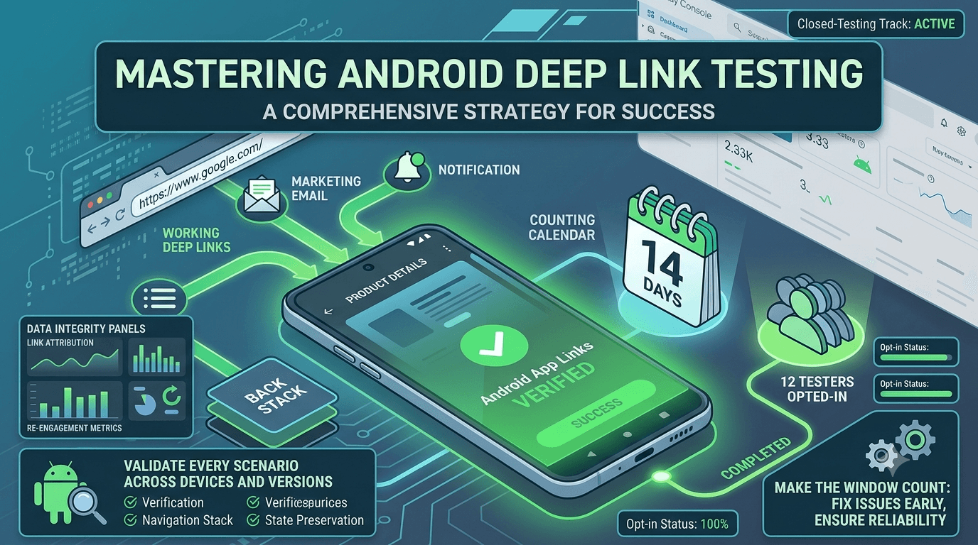 Deep Link Testing Before Google Play Production