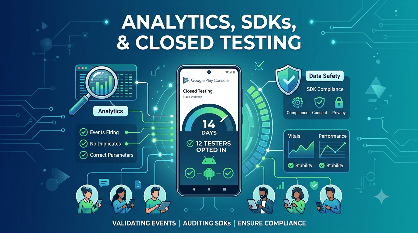 Analytics SDK Testing During Closed Testing