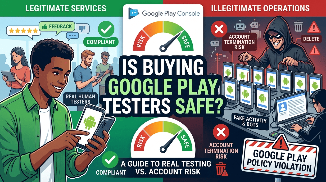 Buy Google Play Testers: Is It Safe?