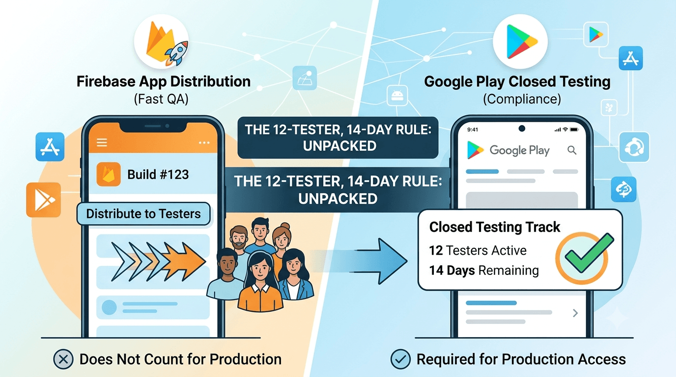 Closed Testing vs Firebase App Distribution