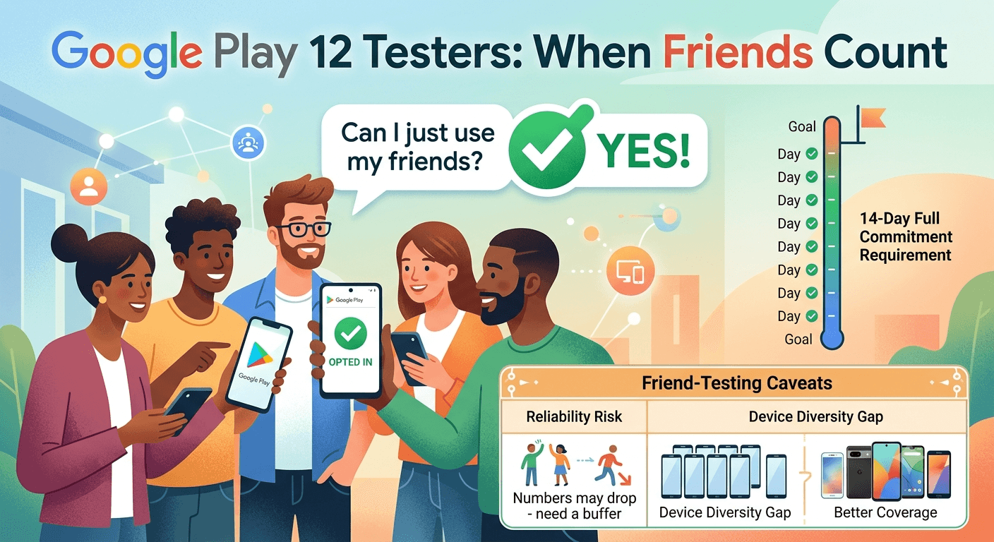 Do Friends Count as Google Play Testers?