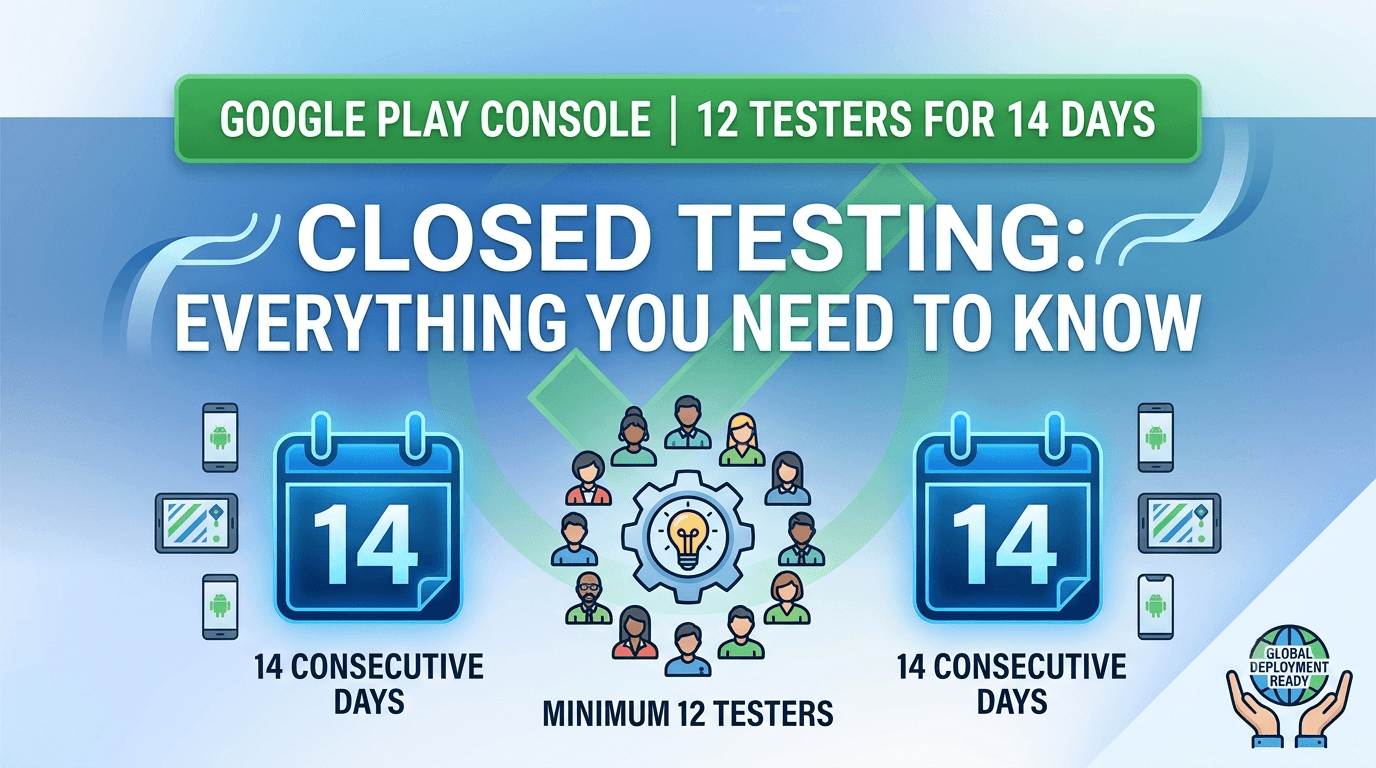 Google Play Closed Testing Guide: How to Get 12 Testers for 14 Days